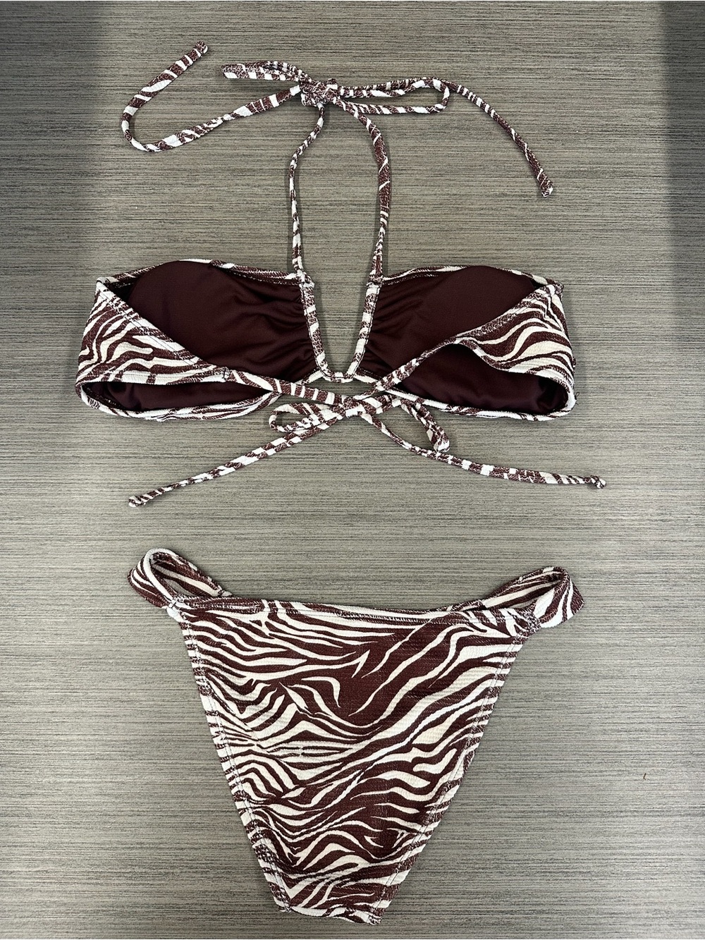 Zebra Print Bikini - Picture 2 of 2